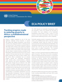 Tracking progress made in reducing poverty in Africa: a multidimensional perspective